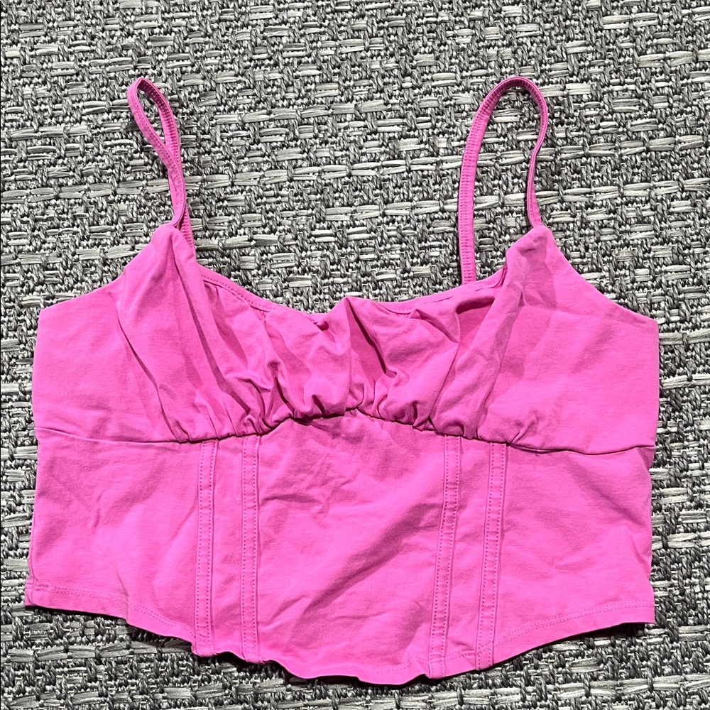 NOBO | Pink Cropped Tank Top